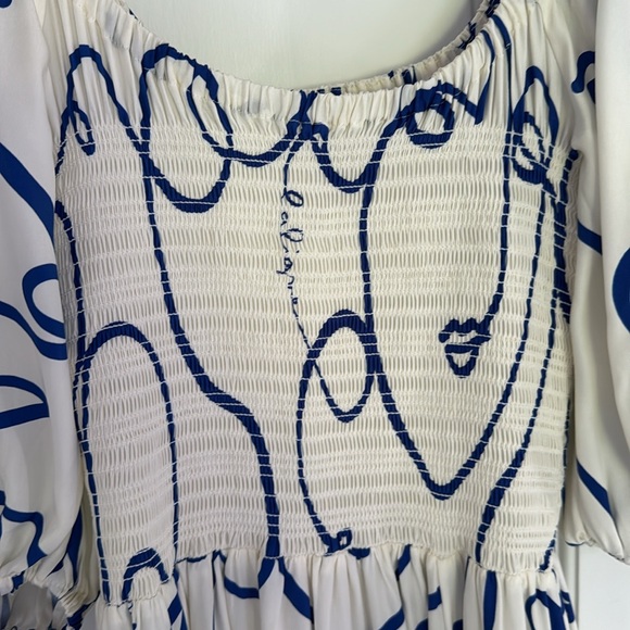 La Ligne NYC smocked Juliette midi dress - Picture 8 of 8